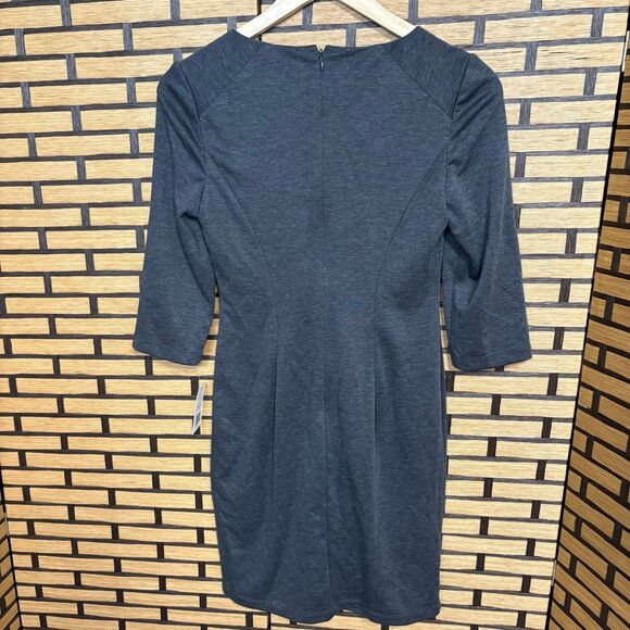 Jessica Simpson Gray 3/4 Sleeve Dress Size 2‎ - Picture 2 of 7